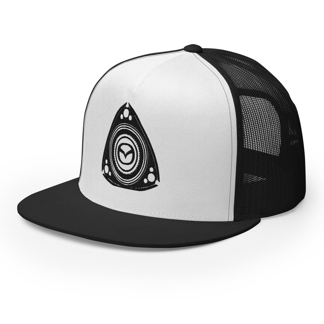 Stylish Black Rotary Trucker Cap - Perfect for Every Adventure