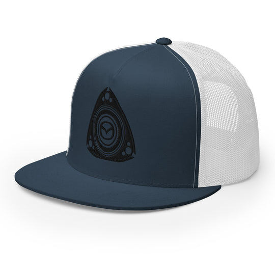 Stylish Black Rotary Trucker Cap - Perfect for Every Adventure