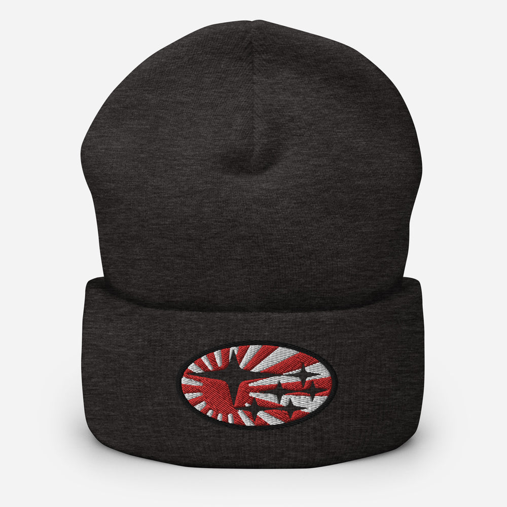 Rising Sun Cuffed Beanie